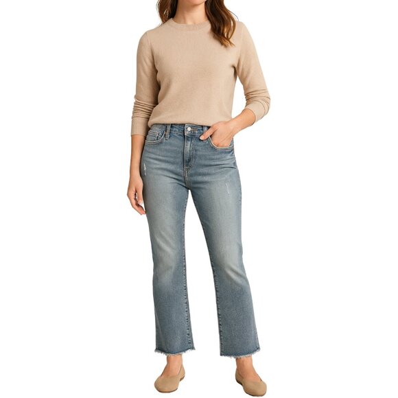 Democracy Ab Solution Bootcut Jeans Women’s Size 2 Blue Stretch Tummy Control - Picture 2 of 14